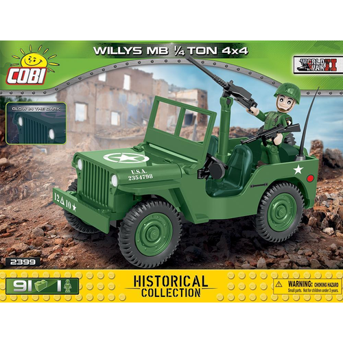 COBI U.S. Army Truck 1/4 Ton 91PCS