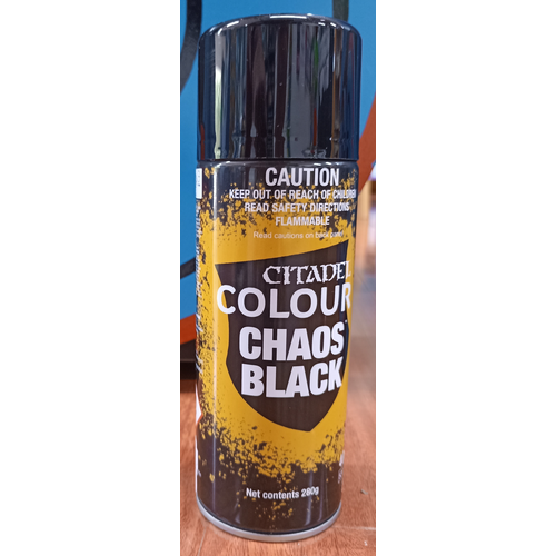 Citadel Spray Paint Chaos Black