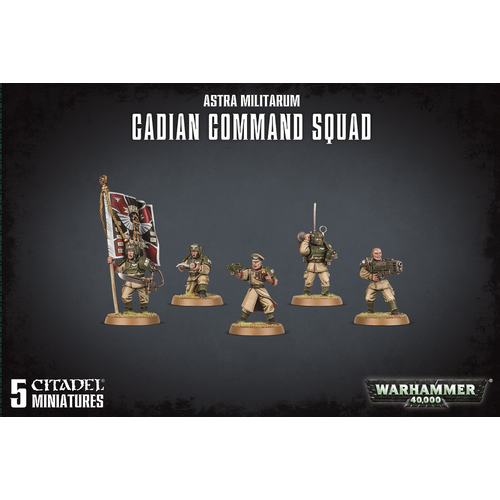 Astra Militarum Cadian Command Squad