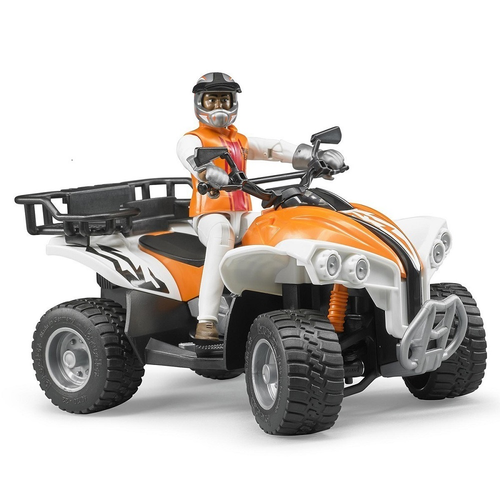 Bruder Quad Bike With Rider