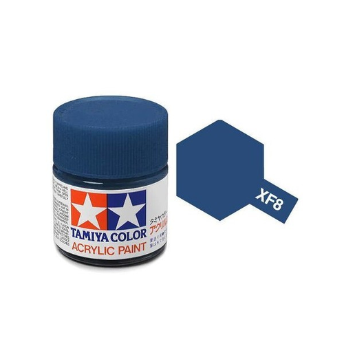 XF8 ACRYLIC 10ML FLAT BLUE