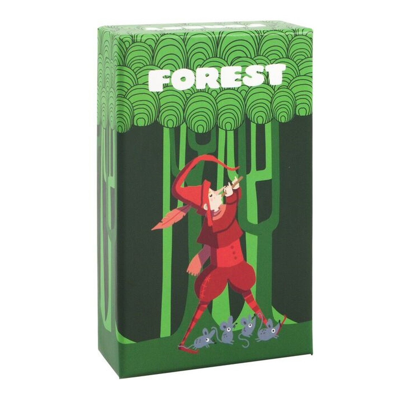 the fox in the forest card game art