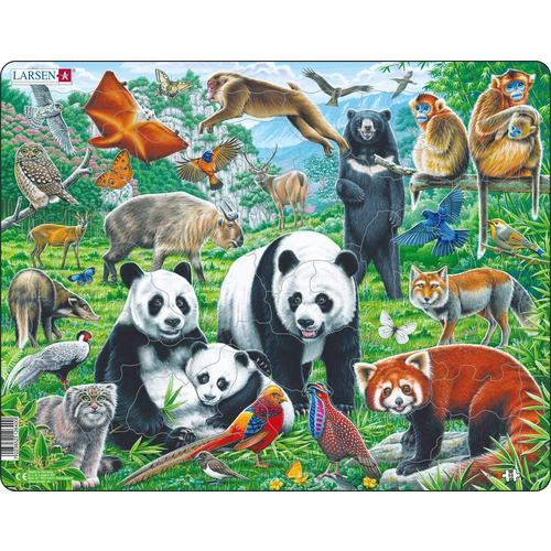 Chinese Wildlife Frame Tray Puzzle - Games & Puzzles-Puzzles-36 to 100 ...