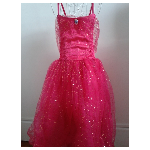 Sparkle Dress Hot Pink Medium