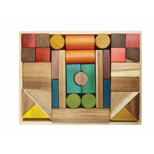 Natural Colour Wooden Blocks