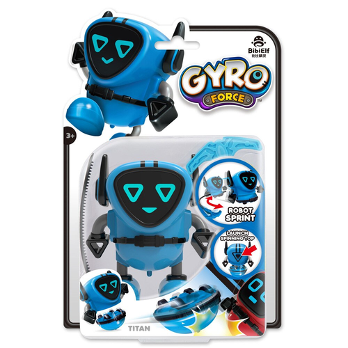 Gyro Force Robot - Titan Blue