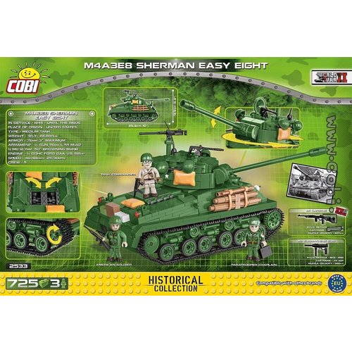 COBI M4A3 Sherman (Easy Eight)