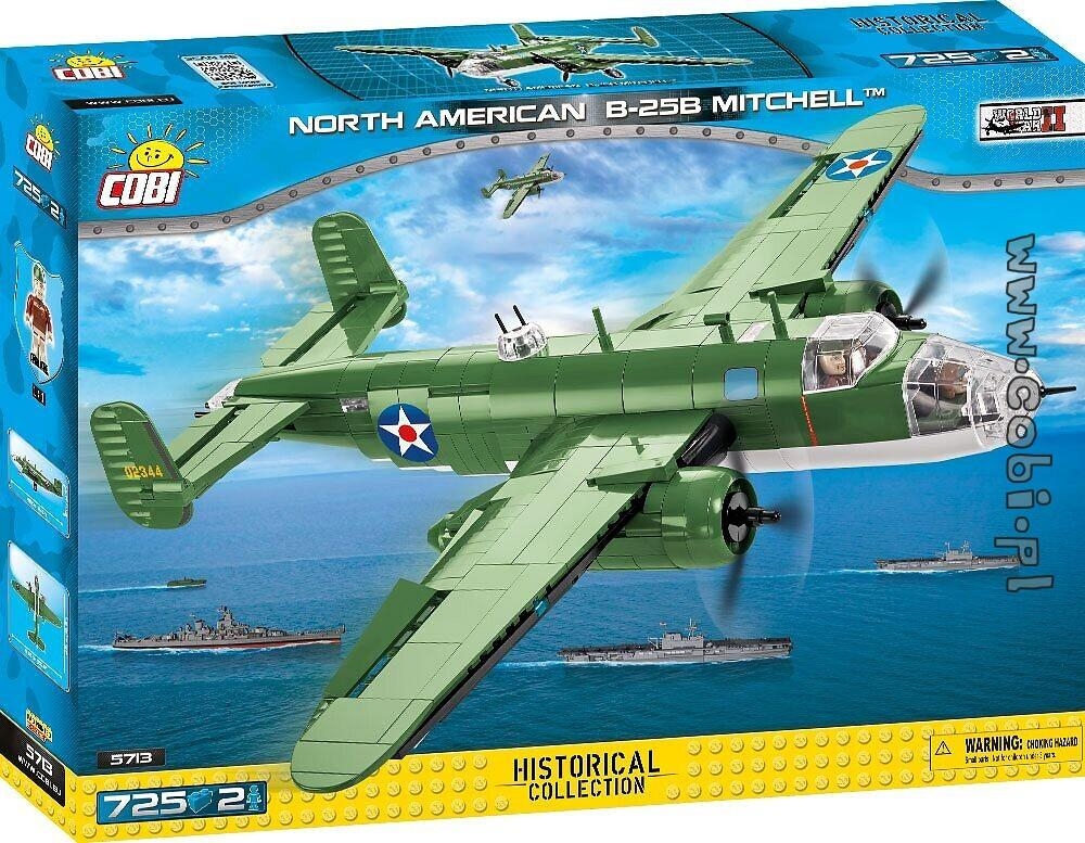 COBI North American B-25 Mitchell 710pcs - Toys-Construction-Cobi-WWII ...