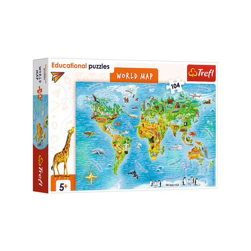 Trefl Educational World Map Puzzle
