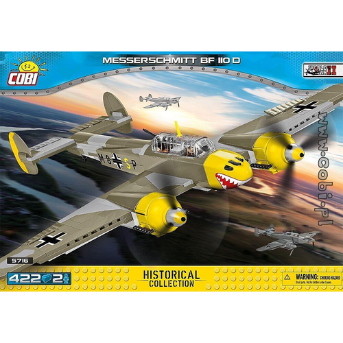COBI Messerschmitt BF 110 D 422PCS - Toys-Construction-Cobi-WWII ...